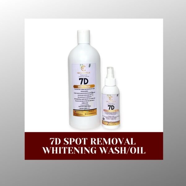 7D Spot Removal Wash & 7D Whitening Oil