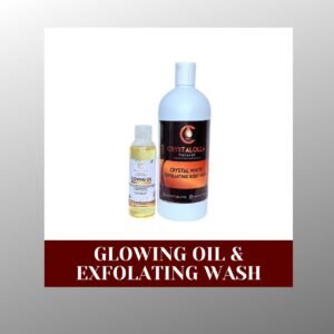 Glowing Oil/Crystal White Exfoliating Wash